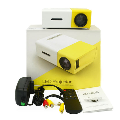 Proyector LED portátil.