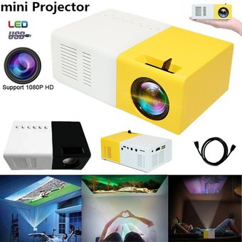 Proyector LED portátil.